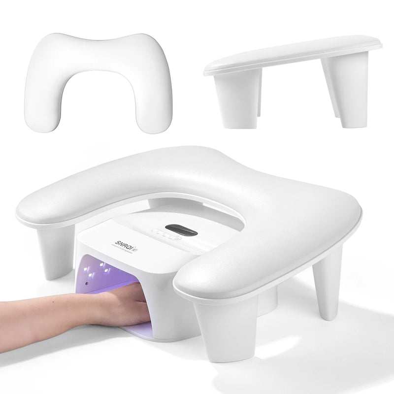 Descanso de Braço MAIS CONFORTO para suas clientes  e MELHOR ERGONOMIA para desempenhar seu trabalho de manicure