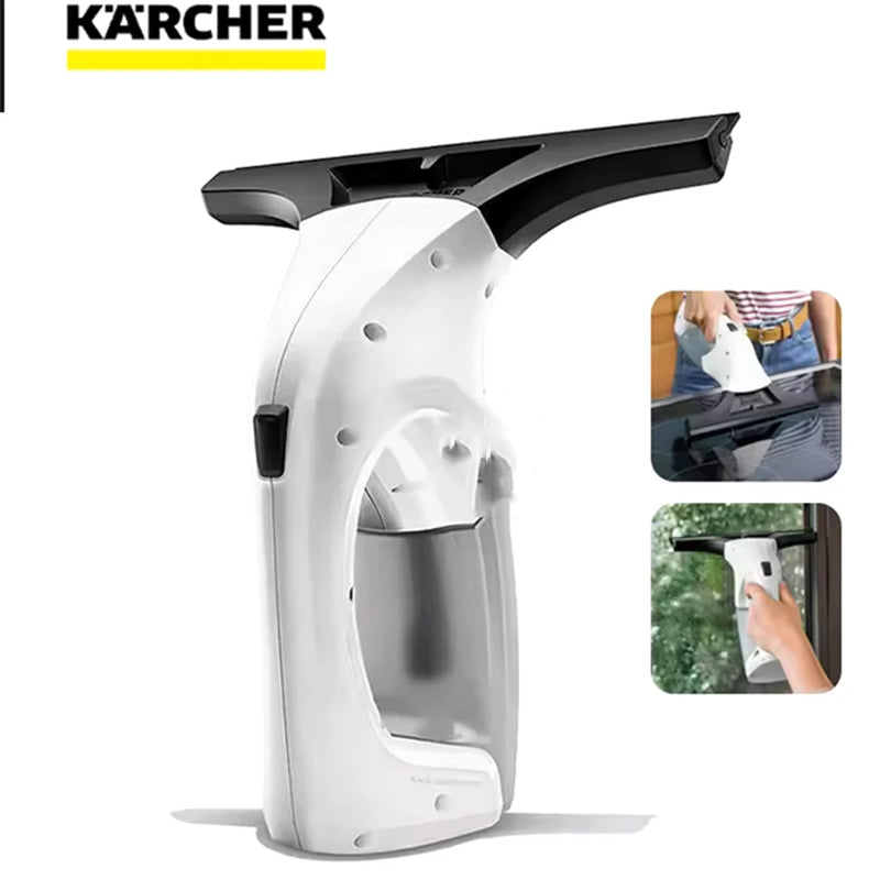 Super  Limpador de Vidros para Janelas Karcher, Economize Tempo e Água, Sucção Forte, Alta Eficiência, Máquina de Limpeza Visual LED